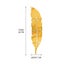 3D Acrylic Mirror Wall Decor Stickers, Feather Shaped DIY Self-Adhesive Wal Carousel 3