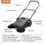 Vevor Walk Behind Hand Push Floor Sweeper 25.6" Width Gallon Waste Container Carousel 2
