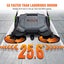 Vevor Walk Behind Hand Push Floor Sweeper 25.6" Width Gallon Waste Container Carousel 3