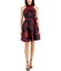 Taylor Womens Bow Fit & Flare Dress Carousel 1