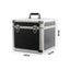 Aluminium DJ Record Storage Flight Case-Holds 100 12" Vinyl LP Box-Tough, Strong Carousel 6