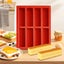 8-Cavity Silicone Energy Bar Mold, Non-Stick Rectangular Baking Tray for Ce Carousel 4