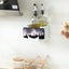 Adhesive Bathroom Shelf - No Drill ABS Cosmetic Organizer, Waterproof Wall Carousel 5