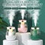 Pink Humidifiers for Bedroom, USB Double Spray Heavy Fogss Silent Digital H Carousel 4