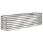 Vidaxl Garden Raised Bed Galvanised Steel 152X40x36 Cm Silver Carousel 1