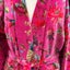 Paradise Hot Pink Velvet Kimono Robe by Floressents Carousel 4