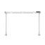 FlexiSpot E8 White Standing Desk Frame Only - Dual Motor - 3 Stage Oval Shaped Carousel 1