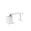 FlexiSpot E8 White Standing Desk Frame Only - Dual Motor - 3 Stage Oval Shaped Carousel 8