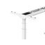 FlexiSpot E8 White Standing Desk Frame Only - Dual Motor - 3 Stage Oval Shaped Carousel 10