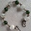 Gemstone Bracelet: Greenstone/Fluorite Carousel 1