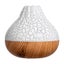 White Humidifiers for Bedroom, Wood Grain Small Volcano Humidifier Silent C Carousel 1