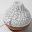 White Humidifiers for Bedroom, Wood Grain Small Volcano Humidifier Silent C Carousel 3