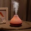 White Humidifiers for Bedroom, Wood Grain Small Volcano Humidifier Silent C Carousel 5