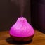 White Humidifiers for Bedroom, Wood Grain Small Volcano Humidifier Silent C Carousel 6