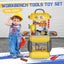 Kids Workbench Tool Bench Construction Toy Set 28pcs Educational Builder Pretend Carousel 7