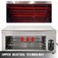 Salamander Broiler Cheese Melter 2000W Toaster Oven Grill w/ Heating Tube Carousel 5
