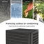 Air Conditioner Cover for Outside Units Full Mesh AC Unit Cover Breathable Carousel 4