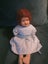 Vintage Doll, composition head and hands .fabric body, arms and legs .blue openi Carousel 1
