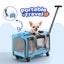 Pet Carrier Cat Dog Crate Stroller Trolley Carousel 4