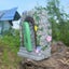 New Miniature Fairy Garden Solar LED Stone Door Sale Sale Carousel 6