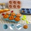 3Pcs Silicone Muffin Pan Set, 6-Cavity Nonstick Baking Tray with 2pcs Pipin Carousel 3