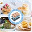 3Pcs Silicone Muffin Pan Set, 6-Cavity Nonstick Baking Tray with 2pcs Pipin Carousel 7