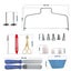 106 Pcs Cake Decorating Kit, 11" Cake Turntable, 48 Icing Tips, Offset and Carousel 4