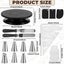 35Pcs Cake Decorating Kit for Cake Cupcake Decorations Sturdy Rotatable Cak Carousel 2