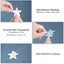 Stars Acrylic Mirror Wall Stickers, 3D Star Wall Decor Decals, Sliver Remov Carousel 4