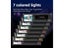 BQCC 1din Universal Car Radio MP3 Player Phone Charging 7 Color Lights Wiring Carousel 5