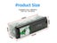 BQCC 1din Universal Car Radio MP3 Player Phone Charging 7 Color Lights Wiring Carousel 7