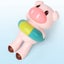 Baby Bath Toys for Kids Ages 6-12 Months, Cute Piggy Swimming Water Pool Toys Carousel 1