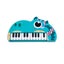 Toddler Toys for Ages 2-4, Children's Cute Dinosaur Animals Electronic Piano Carousel 2