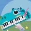 Toddler Toys for Ages 2-4, Children's Cute Dinosaur Animals Electronic Piano Carousel 5
