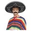 Deluxe Authentic Sombrero Adult Black with Silver Braiding Carousel 2