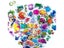 5 Sheets 3D Cartoon Fish Wall Stickers PVC Sticker Birthday Gift Carousel 2