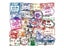 10/30/50PCS Mixed Transparent Postmark Stickers DIY Skateboard Fridge Guitar Carousel 1