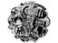 50PCS Metallic Black White Sticker DIY For Various Items Carousel 2