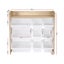 Keezi Kids Toy Box 9 Bins Bookshelf Organiser Display Shelf Storage Rack Wooden Carousel 2