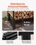 Vevor Firewood Rack With Waterproof Cover, 1.22M Outdoor Holder, 1/4 Cord Storag Carousel 5