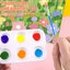 34pcs Mini Canvas and Easel Set with Acrylic Paint Palettes Paintbrushes Crea Carousel 6