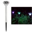 Outdoor Garden Solar Lawnlamp Stainless Steel Diamond Ground Lamp White/Warm/ Carousel 1