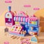 Plastic Ice Cream Toys Kids Kitchen Play Store for Toddlers Girls, Play Kitch Carousel 8