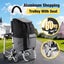 Shopping Cart Folding Trolley Dolly Market Luggage Storage Basket Bag Carousel 3