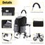 Shopping Cart Folding Trolley Dolly Market Luggage Storage Basket Bag Carousel 8
