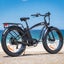 Electric Fat Tyre Cruiser Bike Ebike With Throttle Matte Black Carousel 5