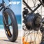Electric Fat Tyre Cruiser Bike Ebike With Throttle Matte Black Carousel 8