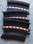 Scalextric 1/32 single lane curve and barriers Carousel 1