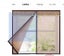 MAGNETIC FLY SCREEN FOR DOORS AND WINDOWS -BROWN - 95X210CM Carousel 1