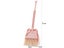 1 Set Mini Children Broom Dustpan Cartoon Flexible Bristles Kids Pretend Play Carousel 8